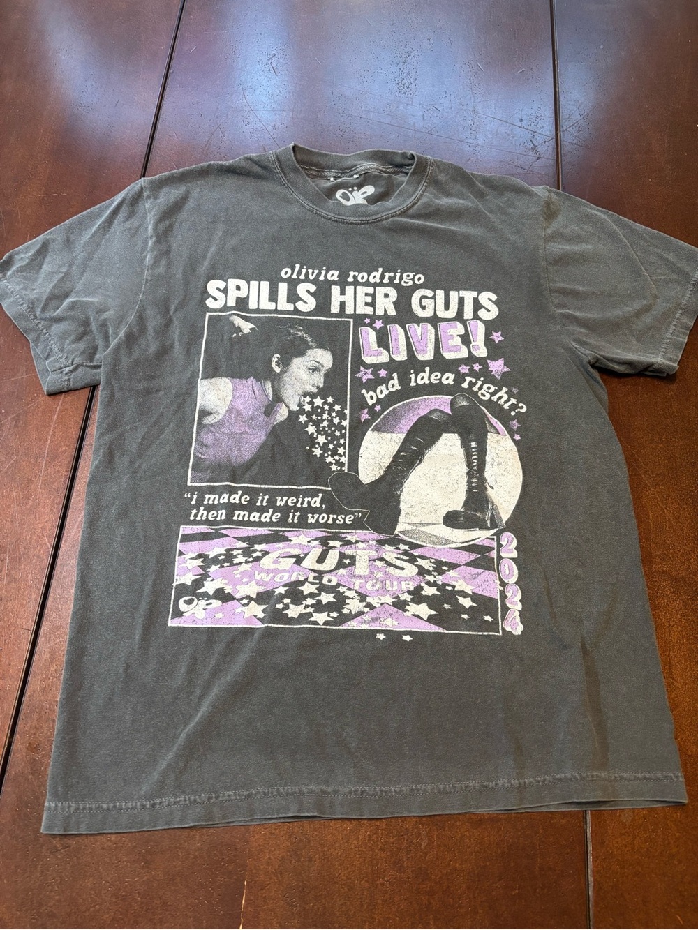 Olivia Rodrigo Guts tour tshirt